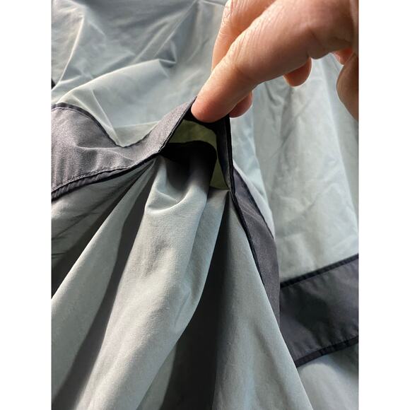 Army Jacket Men's Medium Gray Long Reflective Windbreaker 29x24 Military - Picture 8 of 12